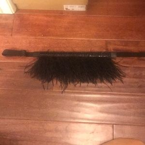 BCBG Feather Belt
